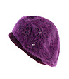 Пухкава лилава дамска шапка Abra-0 снимка