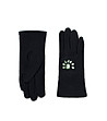 Черни дамски ръкавици с кристали Corey-0 снимка
