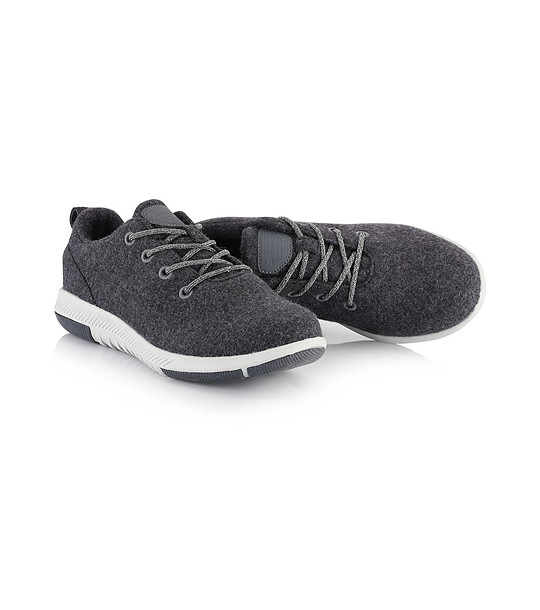 Спортни Unisex тъмносиви обувки Woole от вълна снимка