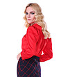 Червена дамска блуза-1 снимка