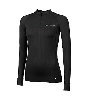 Вълнена дамска спортна блуза в черно Signora Termocool UV 40+ снимка