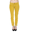 Жълт дамски рипс панталон-0 снимка