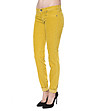 Жълт дамски рипс панталон-2 снимка