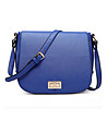 Синя дамска чанта за рамо-0 снимка