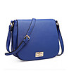 Синя дамска чанта за рамо-2 снимка