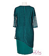 Комплект от рокля и туника в зелено Melisa-2 снимка