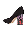 Черни дамски велурени обувки Lavinia-2 снимка