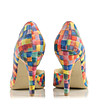 Многоцветни дамски кожени обувки Werona-4 снимка