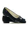 Черни дамски велурени обувки Nadina-2 снимка
