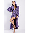 Дълъг дамски халат в лилаво Diana-0 снимка