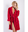 Къс дамски халат в цвят малина Eliza-0 снимка