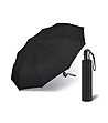 Черен чадър на фини бели райета-0 снимка