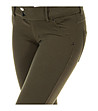 Дамски слим панталон в тъмнозелен нюанс Francie-2 снимка