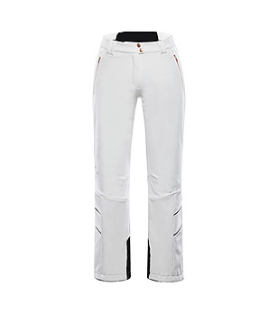 Бял дамски ски softshell панталон Karia снимка
