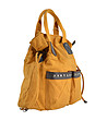 Дамска чанта в цвят цвят горчица Daly-2 снимка