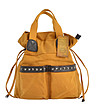 Дамска чанта в цвят цвят горчица Daly-3 снимка