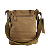 Текстилна чанта за рамо в цвят таупе Harris-1 снимка