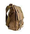 Текстилна чанта за рамо в цвят таупе Harris-2 снимка