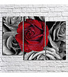 Декоративно пано Роза в червено-0 снимка