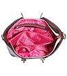 Сива лачена дамска чанта Lolita-3 снимка