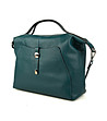 Зелена дамска чанта от естествена кожа Salvena-2 снимка