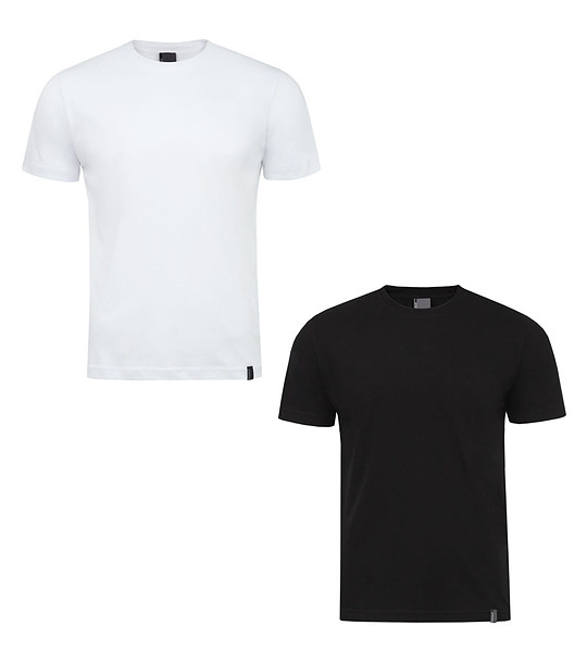 Мъжки комплект от 2 памучни тениски снимка