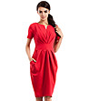 Червена рокля с набори Millie-0 снимка