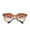 Дамски слънчеви очила с многоцветни дръжки-2 снимка