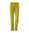 Дамски памучен панталон в цвят лайм Jemima-0 снимка