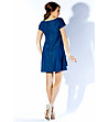 Памучна рокля в син деним Monica-1 снимка