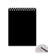 Черен стикер за писане на бележки-1 снимка