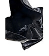 Черна мека трапецовидна чанта от естествена кожа Vanessa-3 снимка