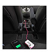Зарядно за кола с 4 USB порта в бяло и розово-2 снимка