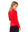Червена дамска блуза Palmira-1 снимка