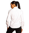 Бяла памучна дамска риза Lucie-1 снимка
