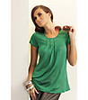 Зелена дамска блуза Cadi-0 снимка