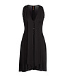Черна рокля без ръкави Salina-0 снимка