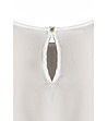 Дамска блуза в цвят екрю Cloris-3 снимка