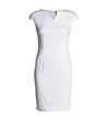 Бяла рокля без ръкави с памук Trasy-0 снимка