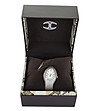 Дамски часовник-гривна с покритие от бяло злато -3 снимка