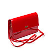 Лачена червена дамска чанта Pola-2 снимка