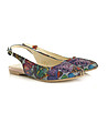 Кожени многоцветни дамски обувки Trasy-2 снимка