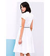 Бяла рокля с колан Mariela-1 снимка