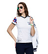Памучна бяла дамска тениска Patagonia-3 снимка