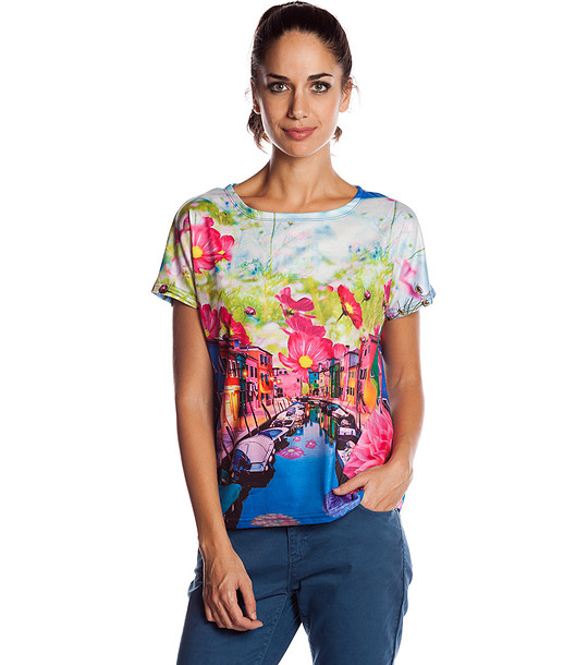 Дамска многоцветна блуза Samira снимка