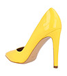 Дамски жълти кожени обувки Berta-2 снимка