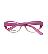 Дамски рамки за очила тип котешко око в лилав нюанс-2 снимка