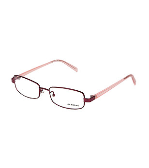 Дамски рамки за очила в цвят бордо и розово снимка