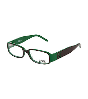 Unisex рамки за очила в зелено и тъмнокафяво снимка