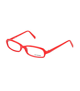Дамски червени рамки за очила снимка